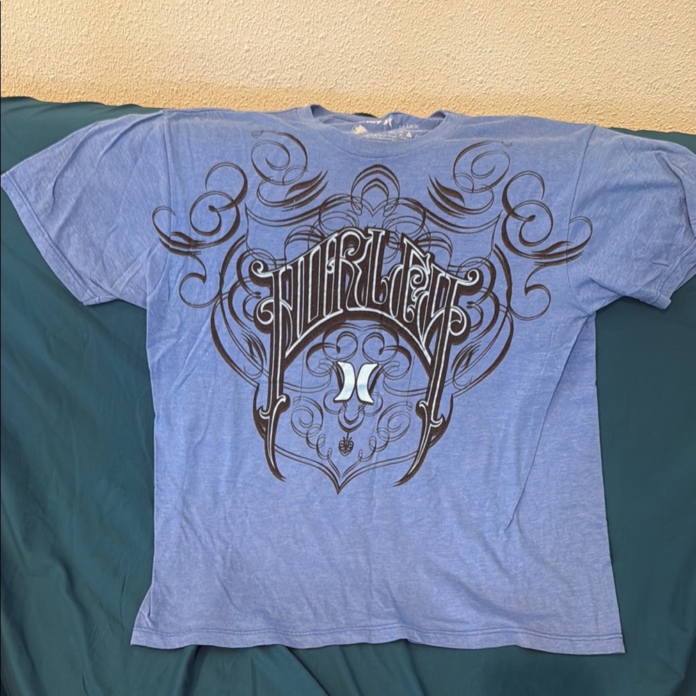 Hurley Blue Short Sleeve Graphic Tee
